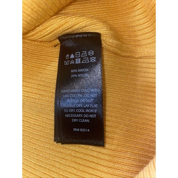 Slinky Bright Form Fitting Caution Light Dress Deep V Long Slit Feels Good Sexy - Picture 15 of 16